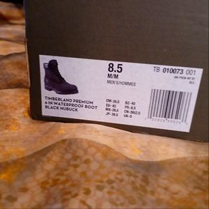 Size 8.5 men's black Timberlands